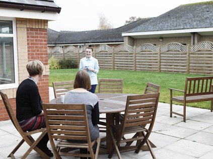 Outside area on Langley Ward