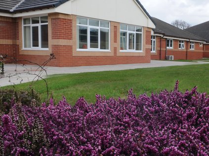 Outside area on Langley Ward