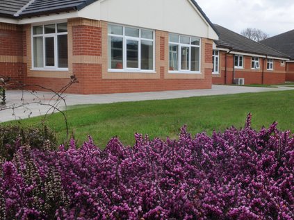 Outside area on Langley Ward